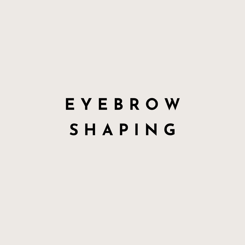 Eyebrow Shaping