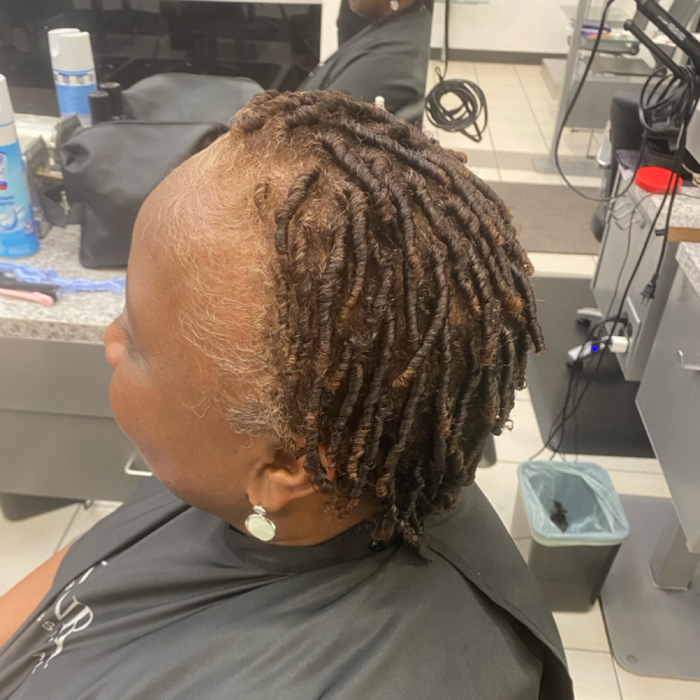 Natural Coils (not Starter Locs) at Nifty Nita in Newport News, VA