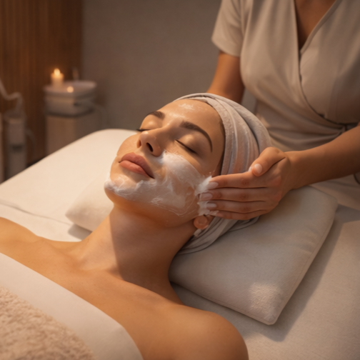 Acne Clear Deep Skin Reset Facial at Aura Diora Spa in Scottsdale, AZ