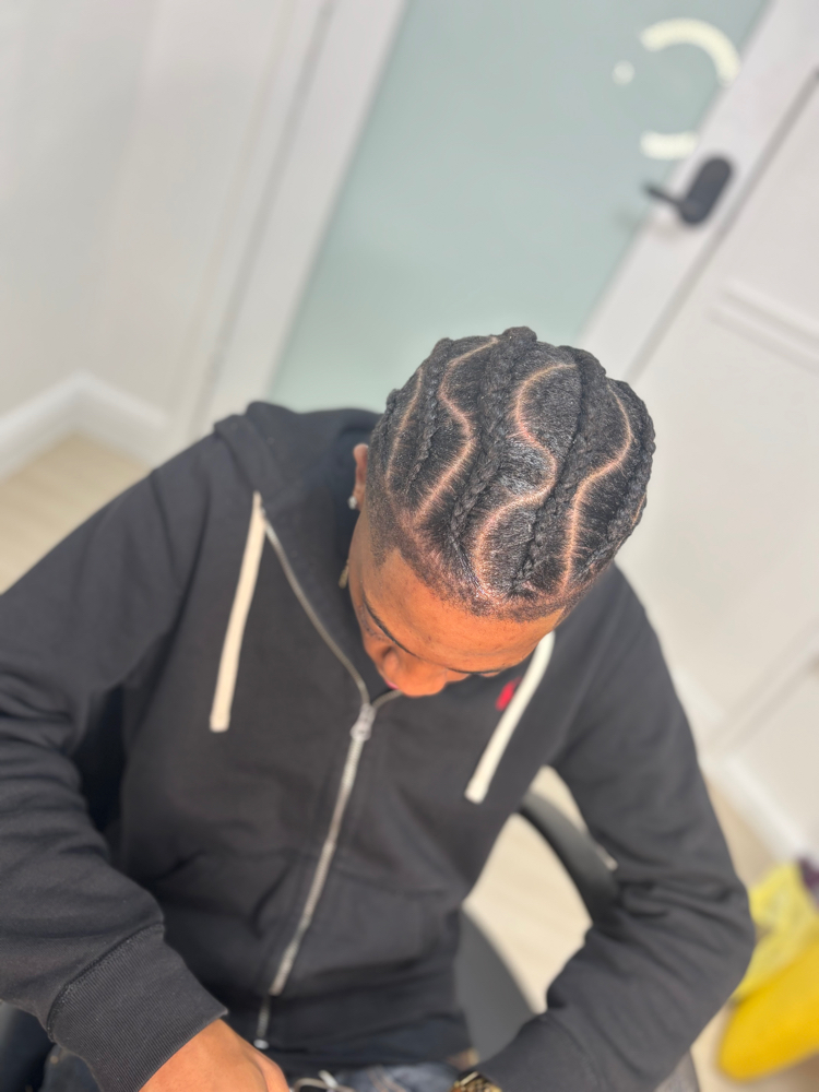 Men Freestyle Cornrows