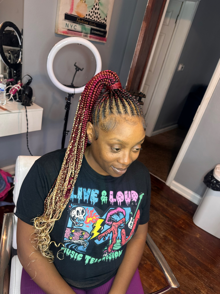 Small Braided Ponytail