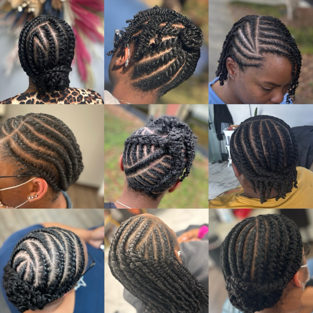 Two Strand Flat Twist Style at AB STYLEZ in High Point, NC