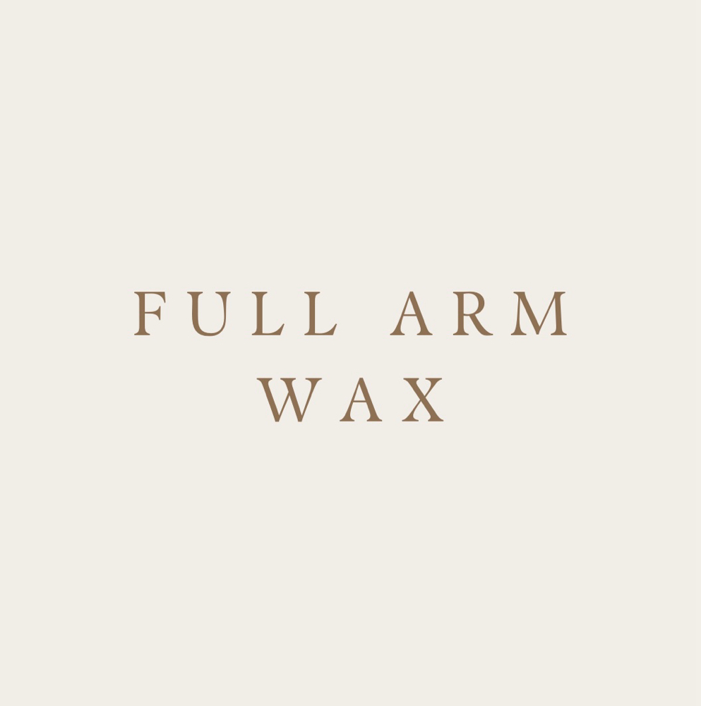 Full Arm Wax