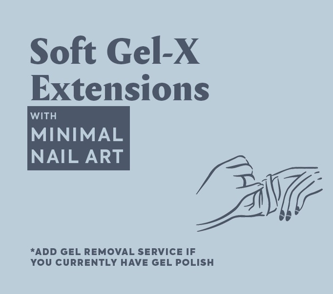 Soft Gel Extension+ Minimal Nailart