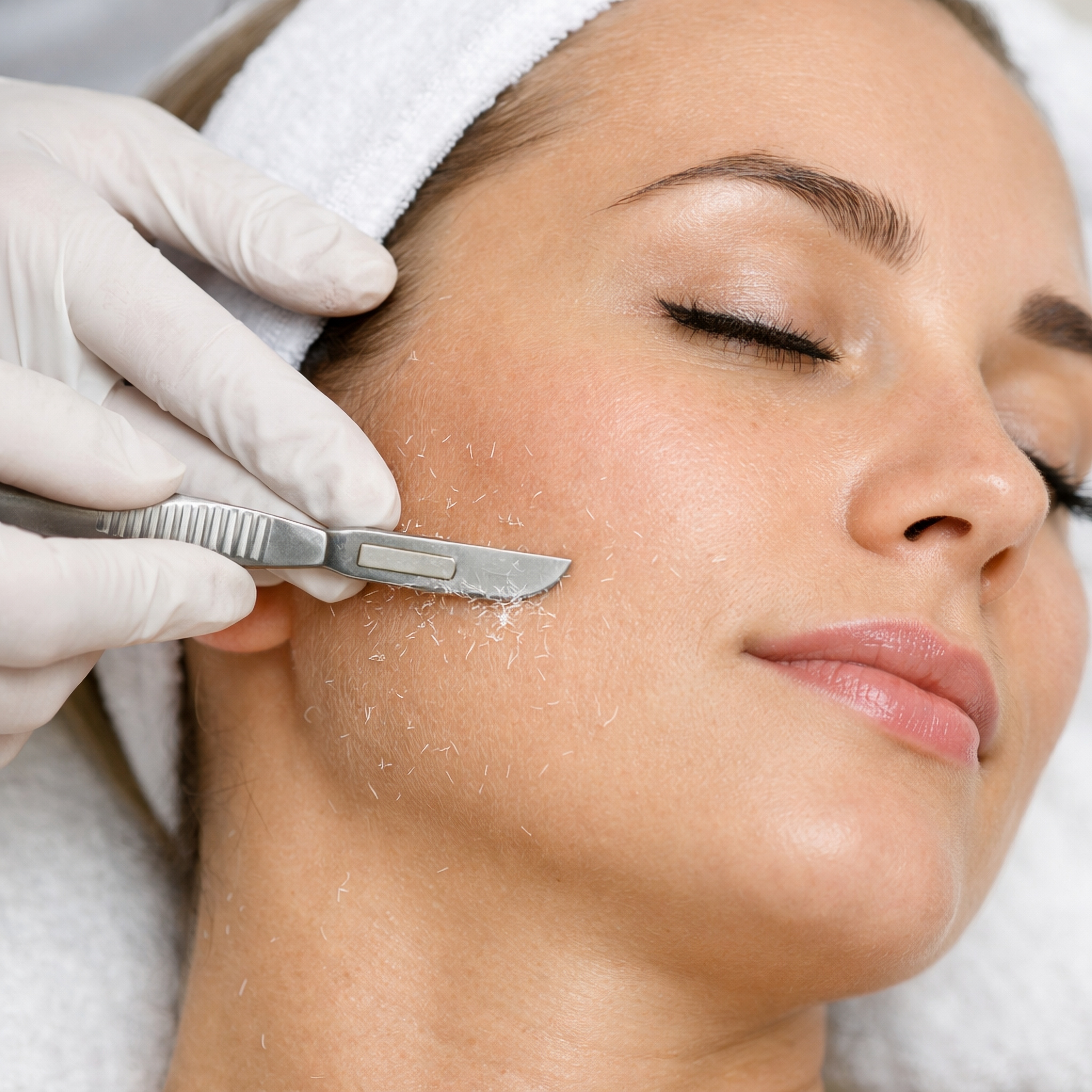 Dermaplane add on to facial at It’s a Girl Thing Lash & Brow Studio in Lone Tree, CO