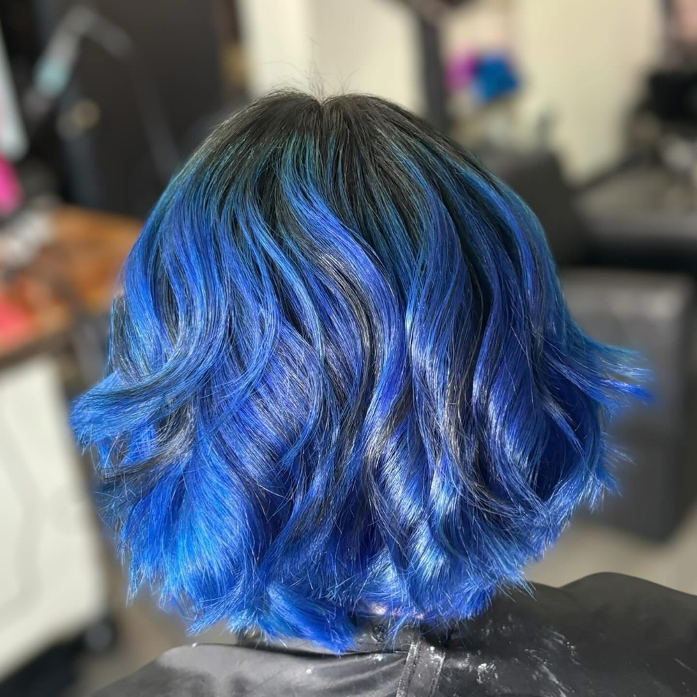 Balayage-Hair Above Shoulders