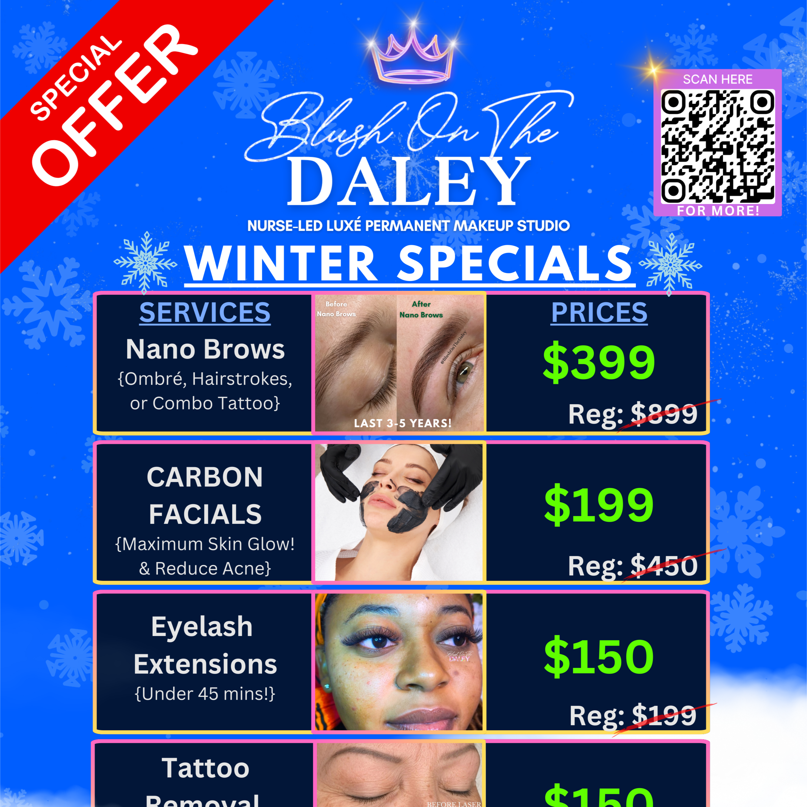 Winter Nano Ombre Brow Special