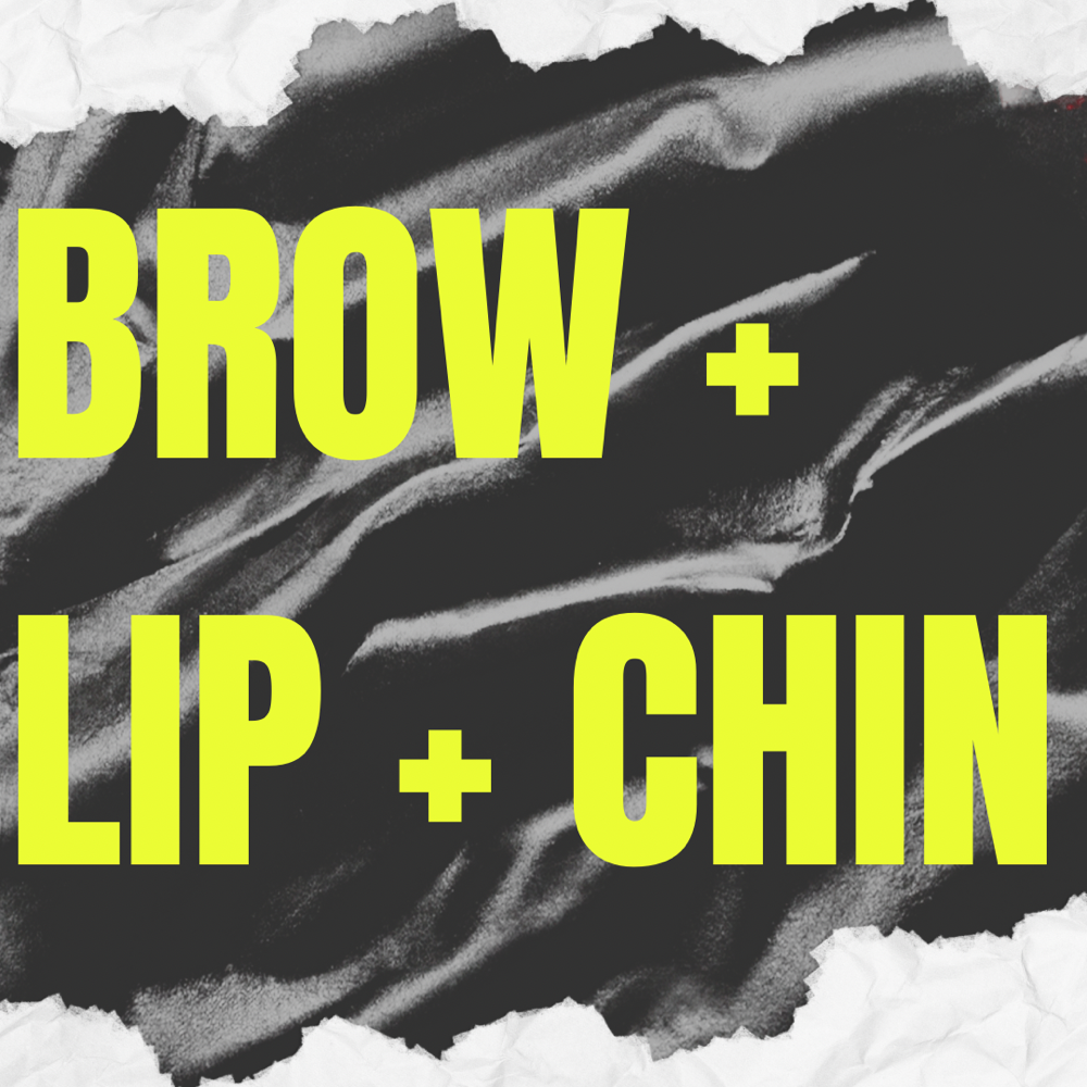 Brow + Lip + Chin wax