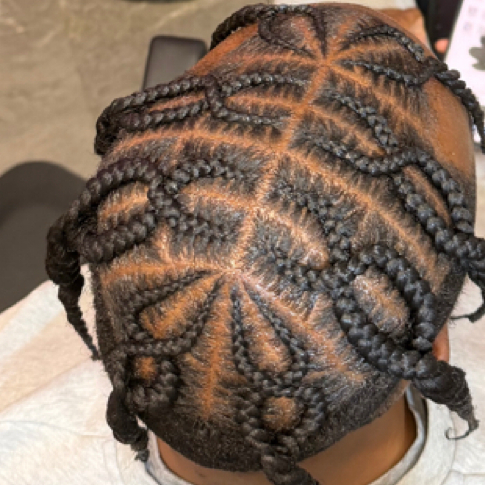 Designer Cornrows at Melanin Beauty Bar LLC in Greenbelt, MD