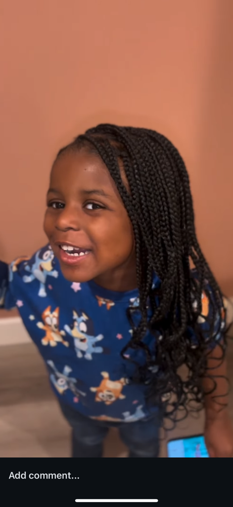 Small Kids Knotless Braids
