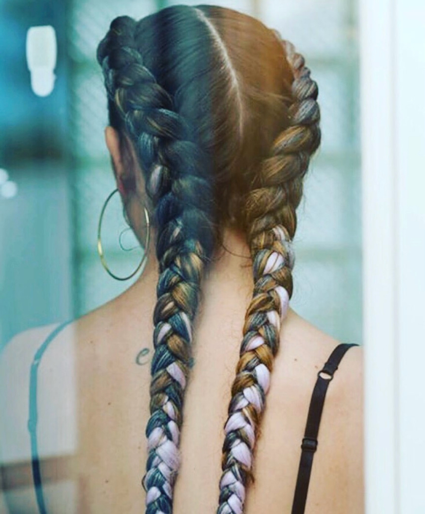 Two Feed-in Braids❤️‍🔥 at Queen Of The Crown in Charlotte, NC