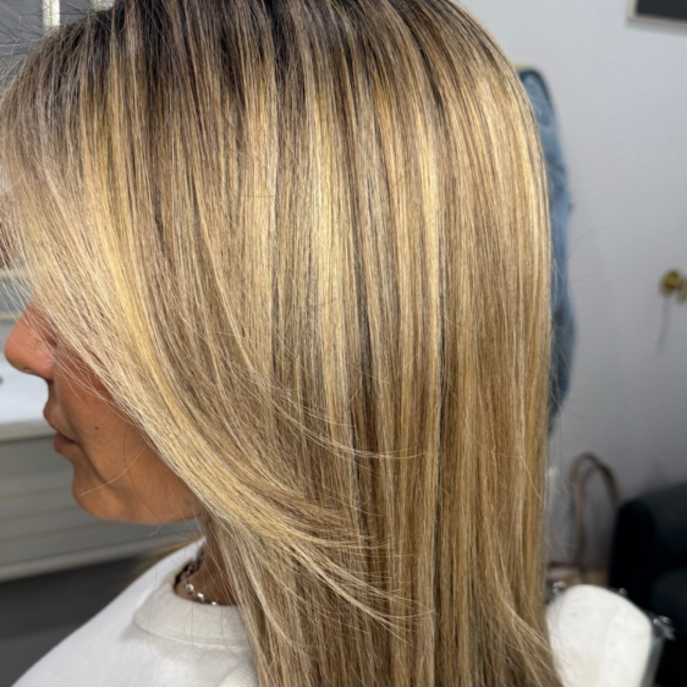 Single Process With Full Highlight at Studio A Hair Salon in Philadelphia, PA