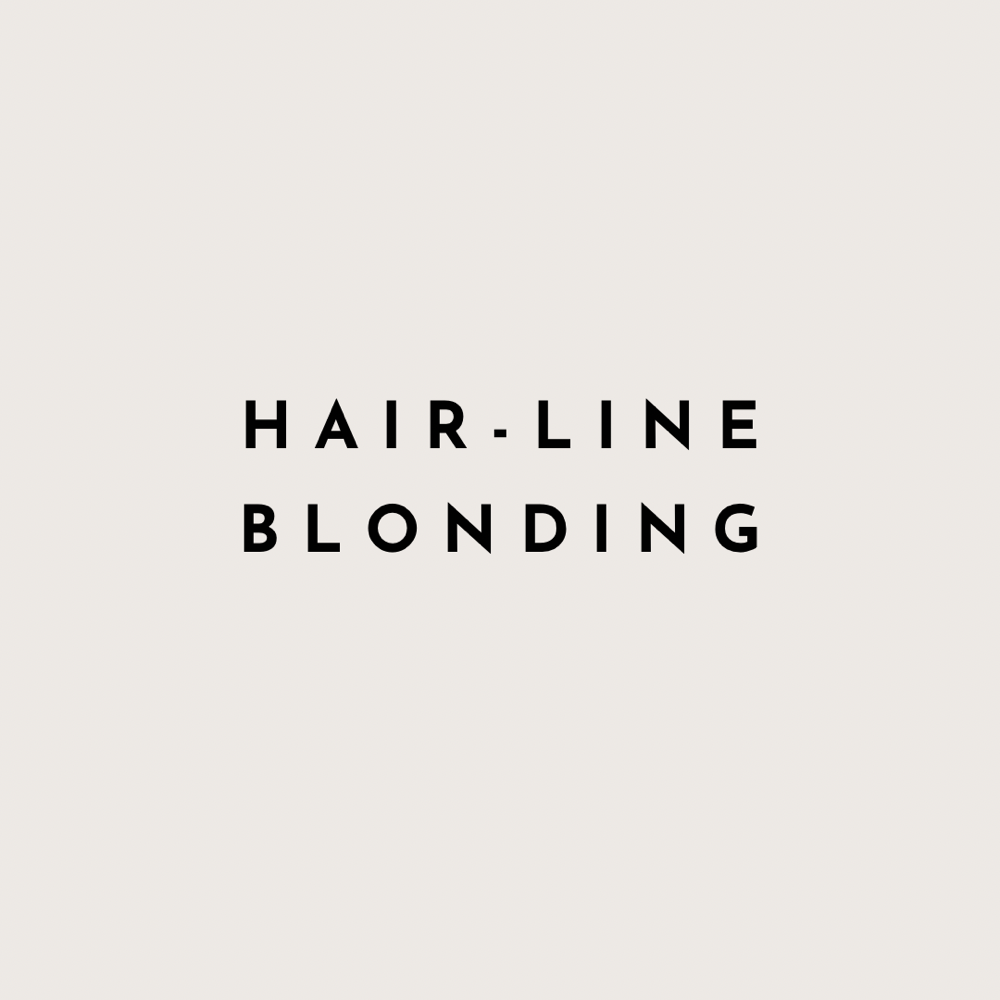 Hairline Blonding