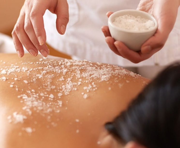 Back/ Body scrub+massage (60mins)