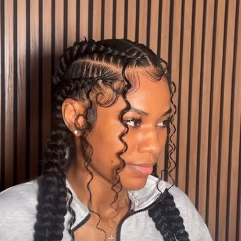 Butterfly Braids W/ Extensions at Glamour&Glitz Co., in York, PA