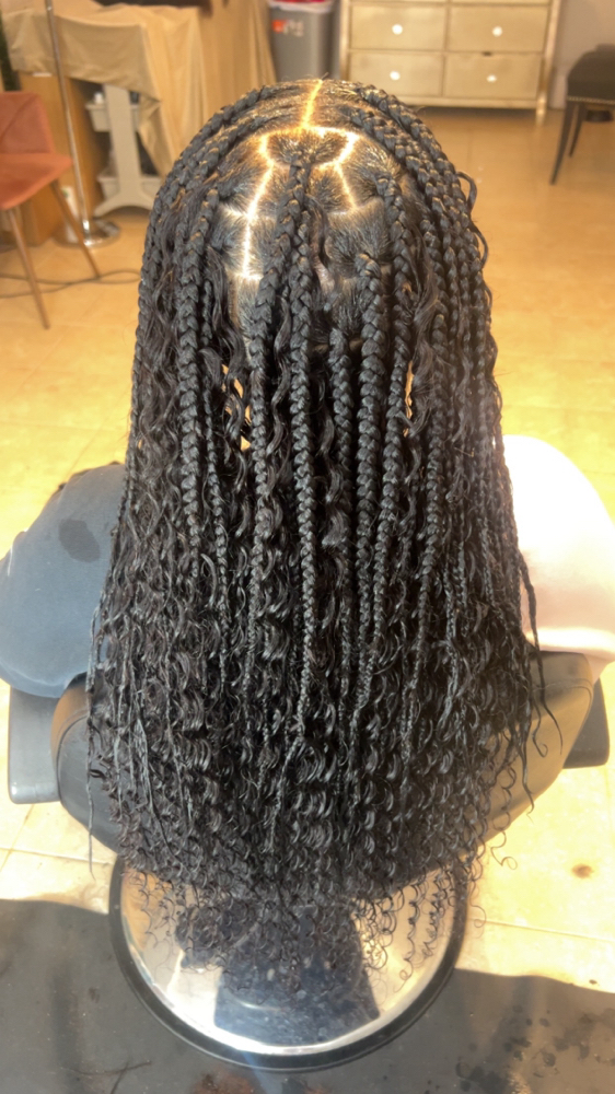 Medium Boho Box Braids