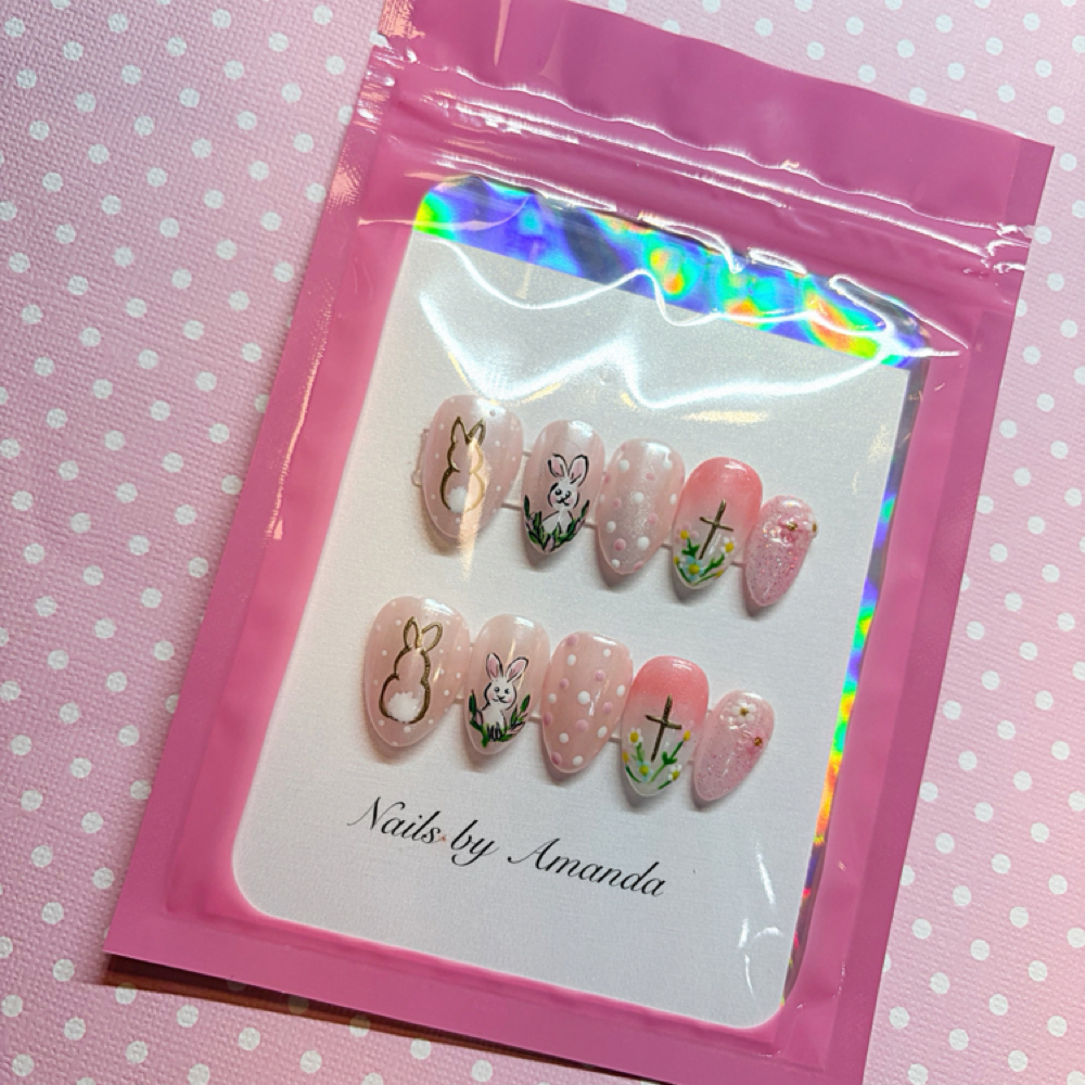 Custom Press On Nails Application at Polished Tips To Toes LLC in New Phila, OH
