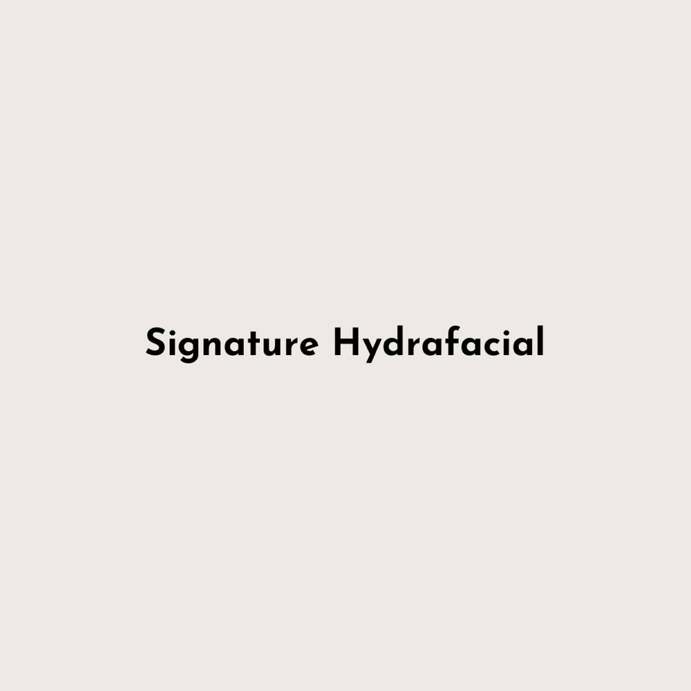 Signature Hydrafacial