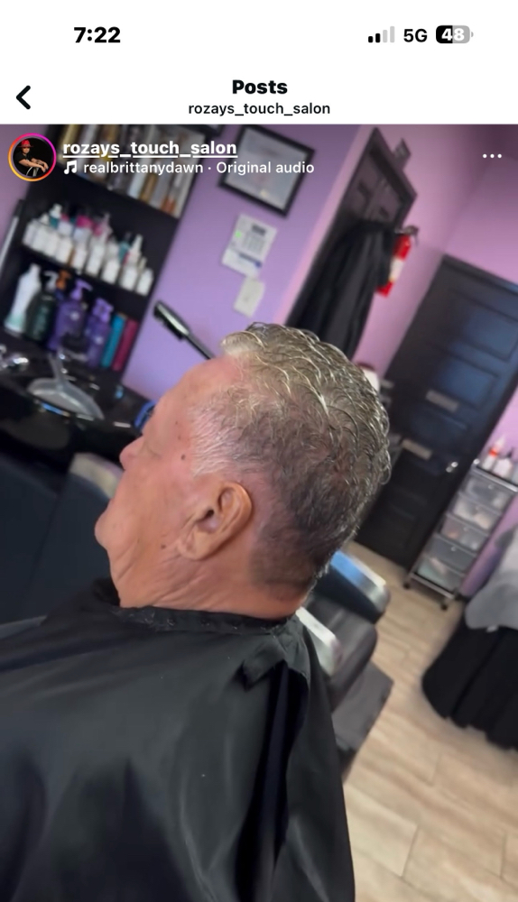 Men’s Wash, Cut, Fade & Style