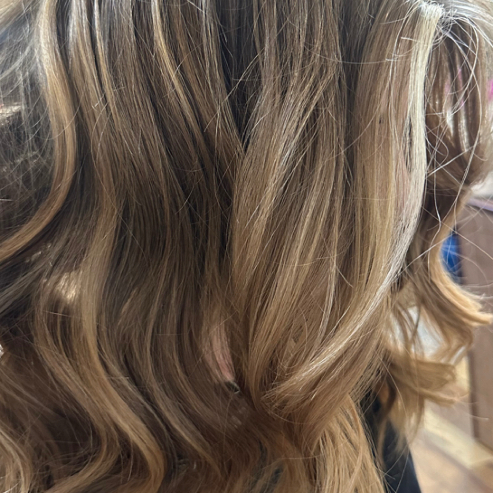 Surface balayage+ Blowdry at HAVEN HAIR CO. in Hamilton, NJ