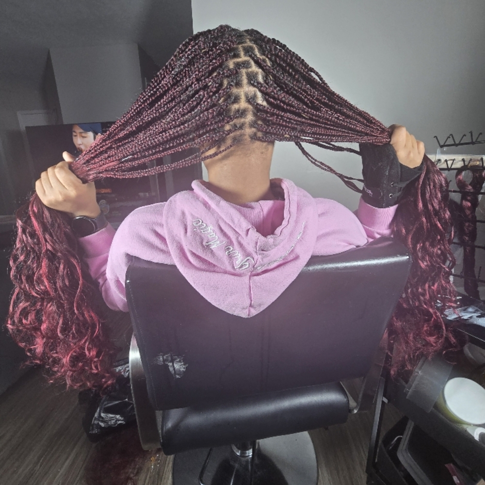 Small Knotless at Nappe Locs in Fayetteville, NC