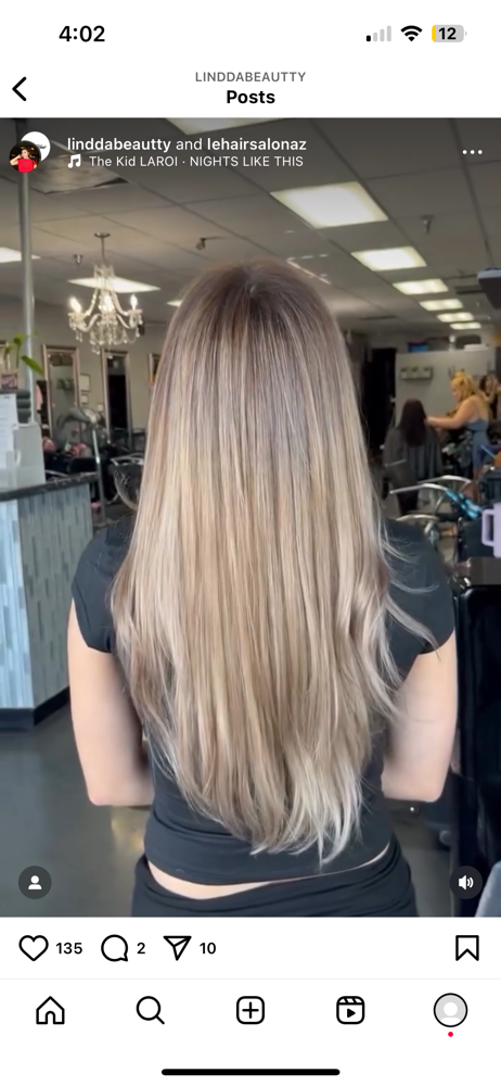 balayage + ombrè