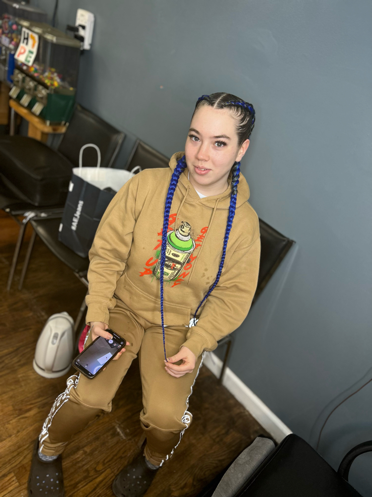 2 Feed In Braids