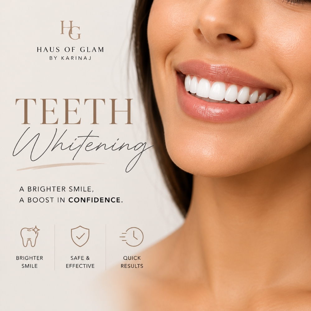 Teeth Whitening at Haus of Glam by Karina J in Haverhill, FL