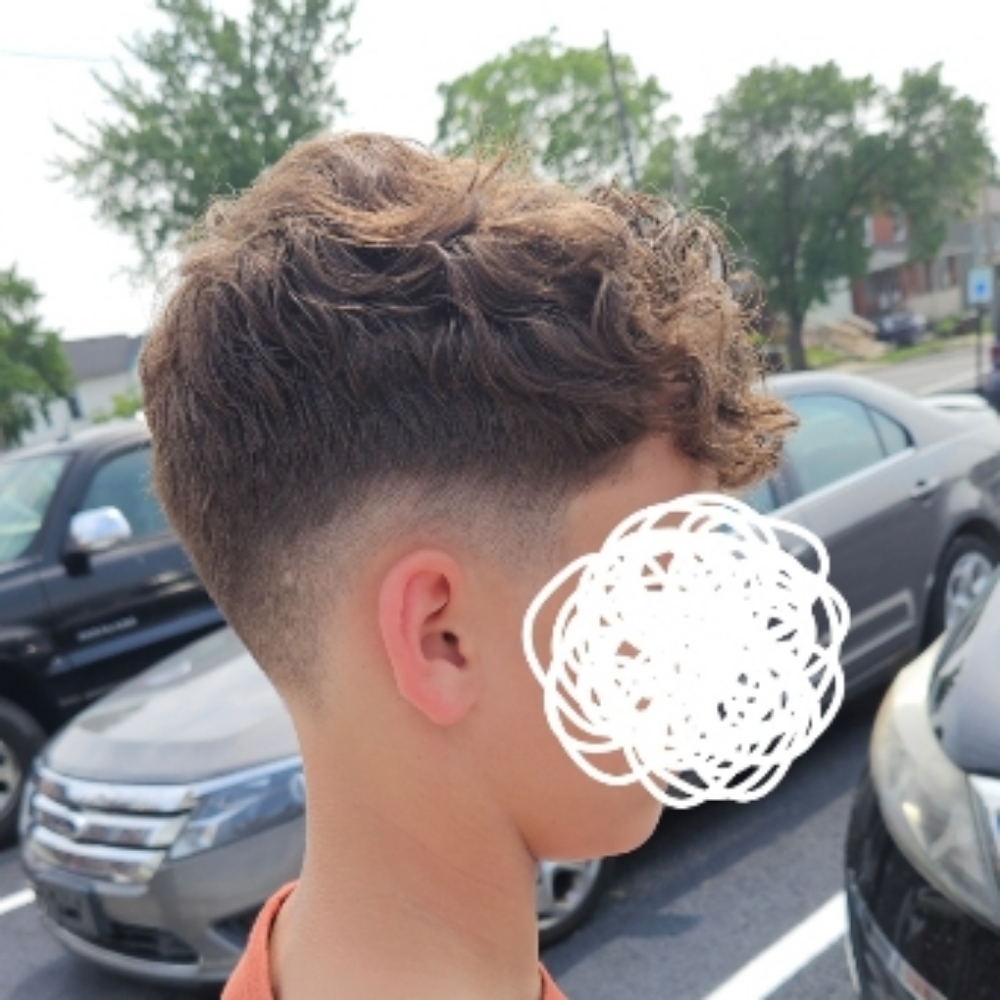 Boys Partial Perm at Curly Q Beauty Salon in Bellville, OH