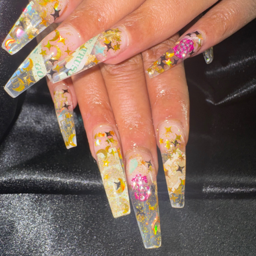 Glass Nails Full Set at Nails By G in Pittsburgh, PA
