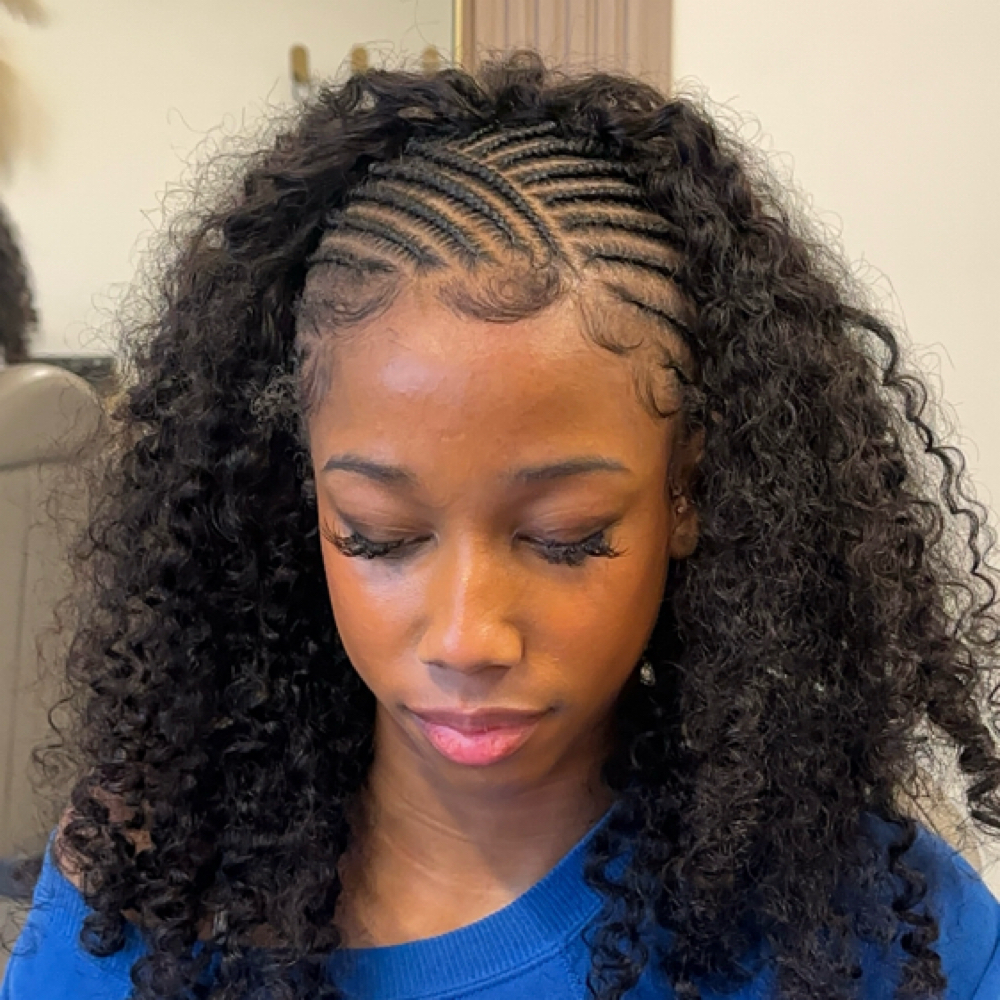 Fulani Sew In - Human Hair Included at Hair By Ty in Seattle, WA