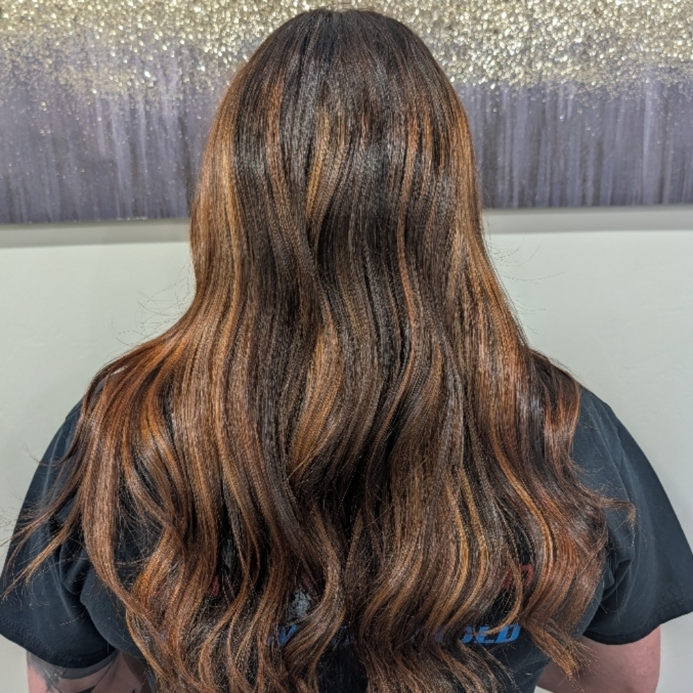 Balayage at Feel Pretty Parlor in Saint Anthony, ID