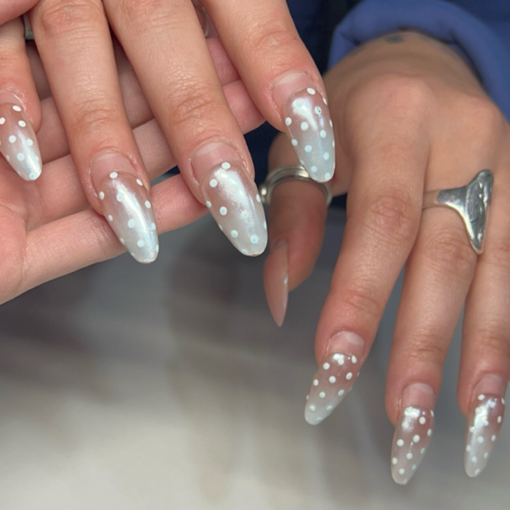 acrylic rebalance at Nails.byava in templeton, MA