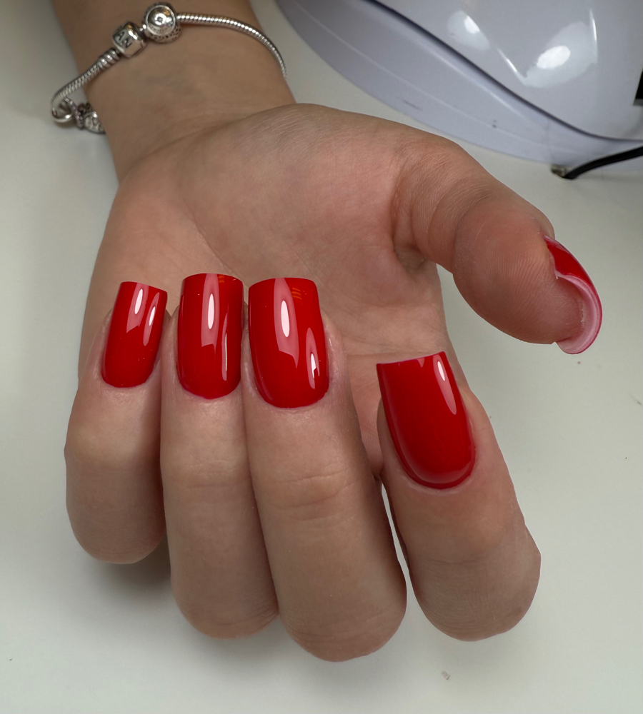 Manicure with gel polish