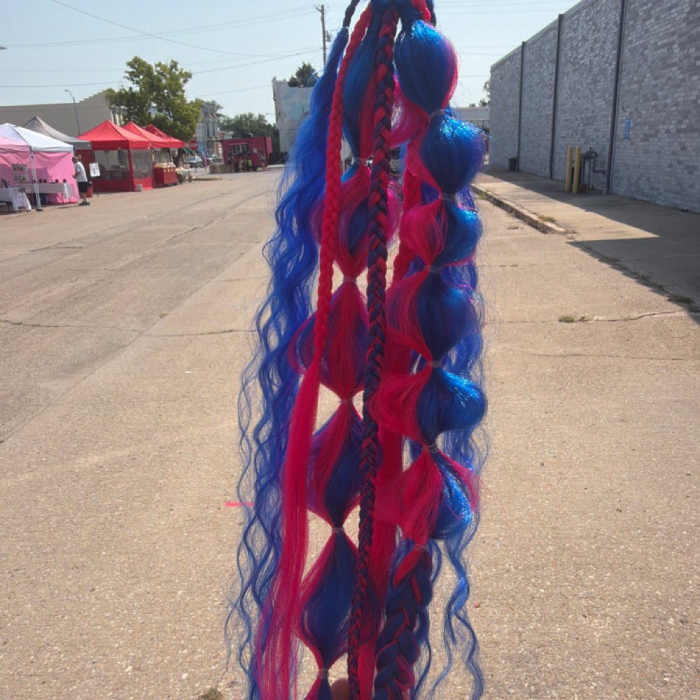 Tie-In Festival Braids at Simply Snatched in Nevada, MO