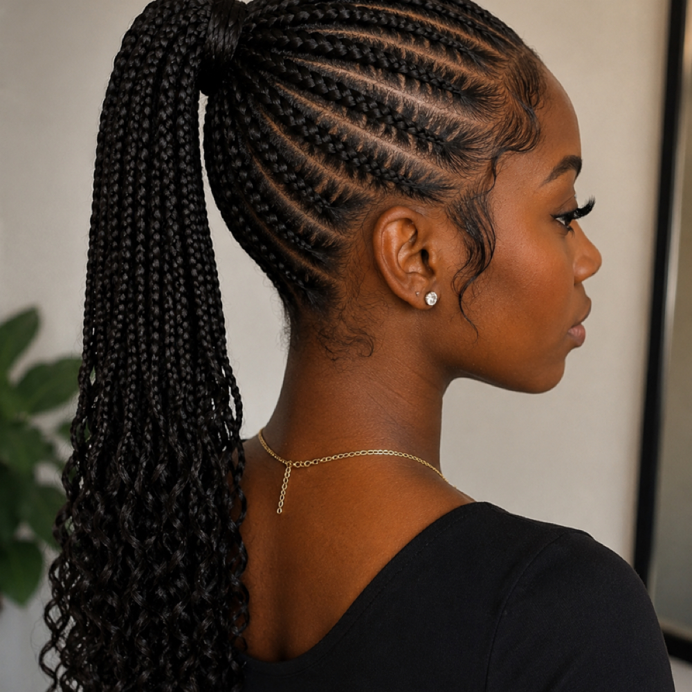 Braided Ponytail at So Glamorous Beauty in Van Nuys, CA