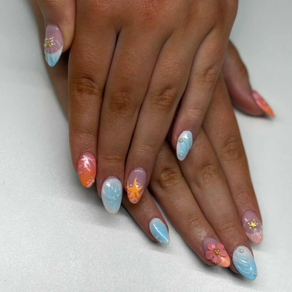 Tier 3 Nail Art at Letty Rose Nail Studio in Valparaiso, IN