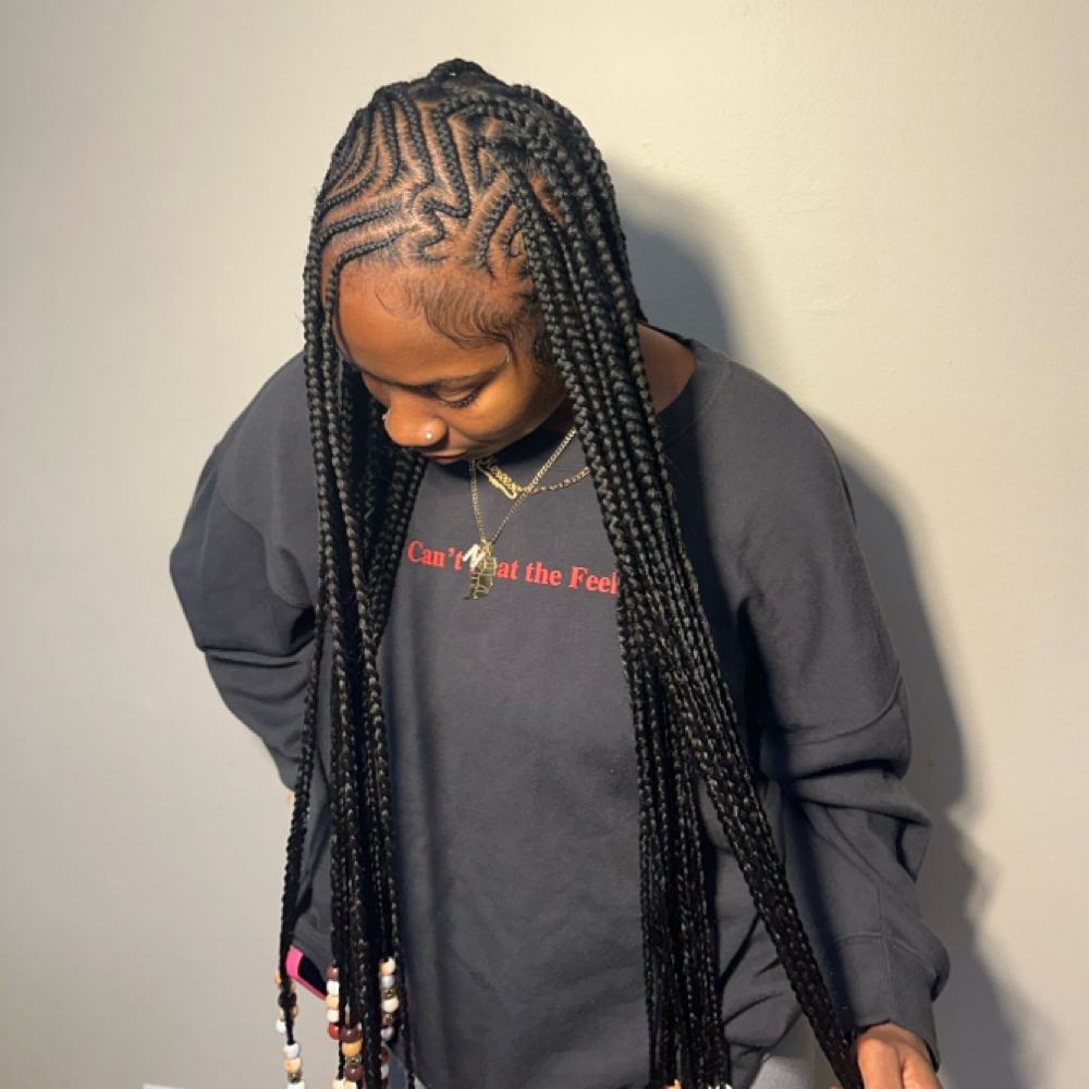 Small Fulani Braids at Malama Collective in ocala, FL