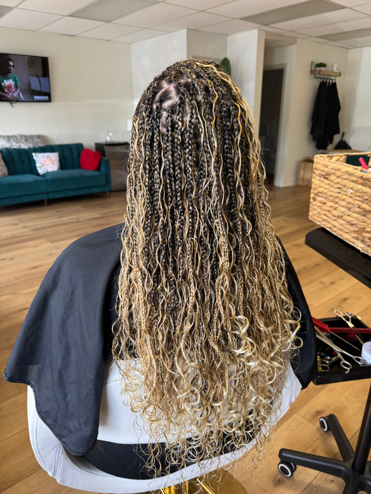 Boho Knotless Braids