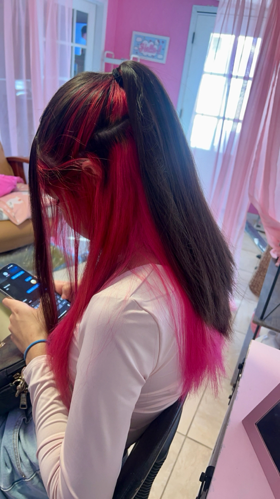 Partial Bleach And Color at Blessed Beauty🤍✝️ in Lubbock, TX