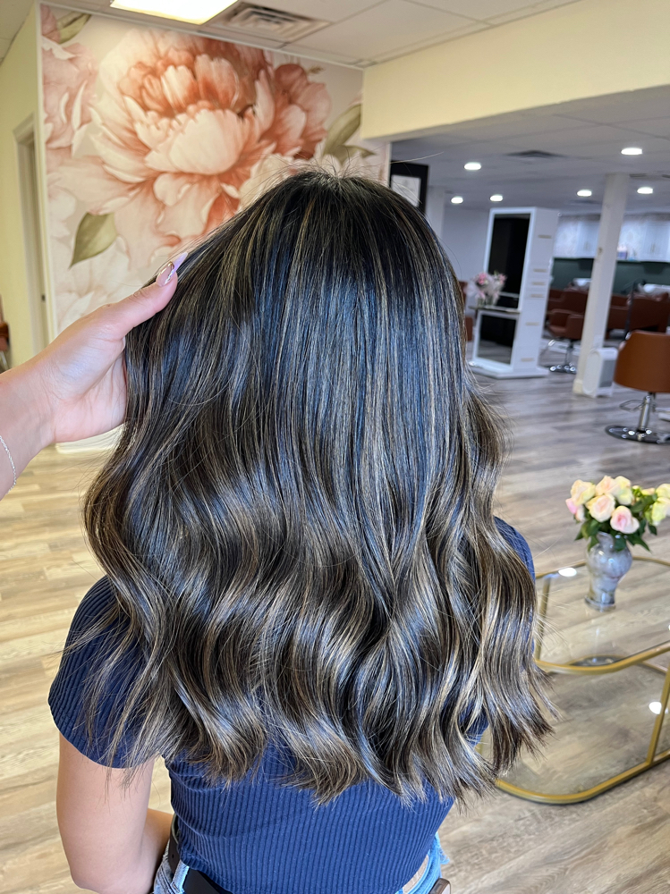 Full Head Highlights at Flora Salon + Studio in Richwood, TX