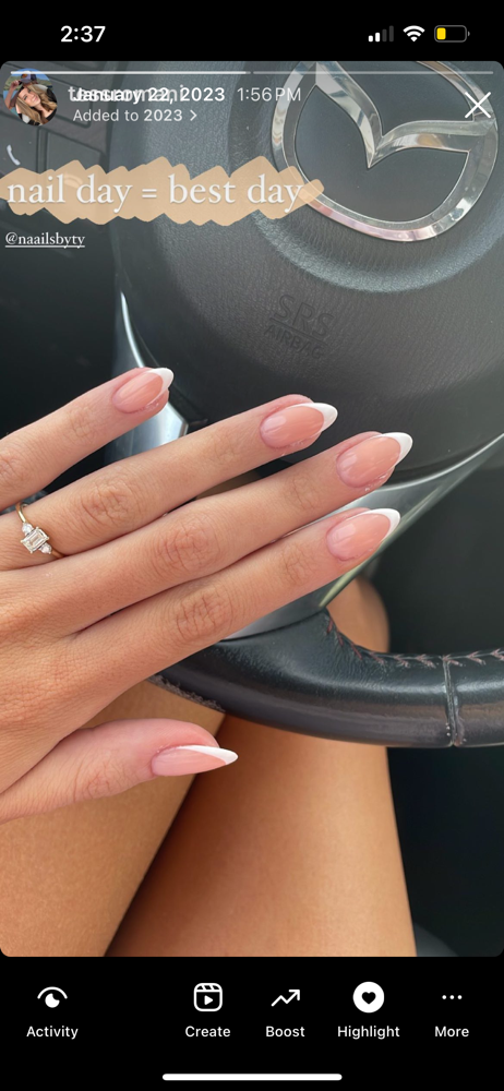 Hard Gel Full Set w/ Designs