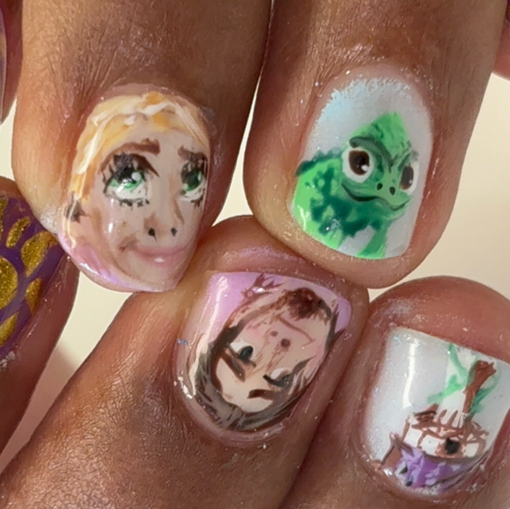 Builder Gel Fill In + Detailed Art at emilyxartistry in Aurora, IL