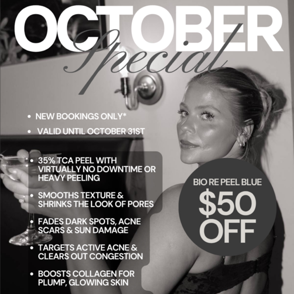 BioRePeel Blue October Special at Ella Atwell Esthetics, LLC. in Kingsport, TN