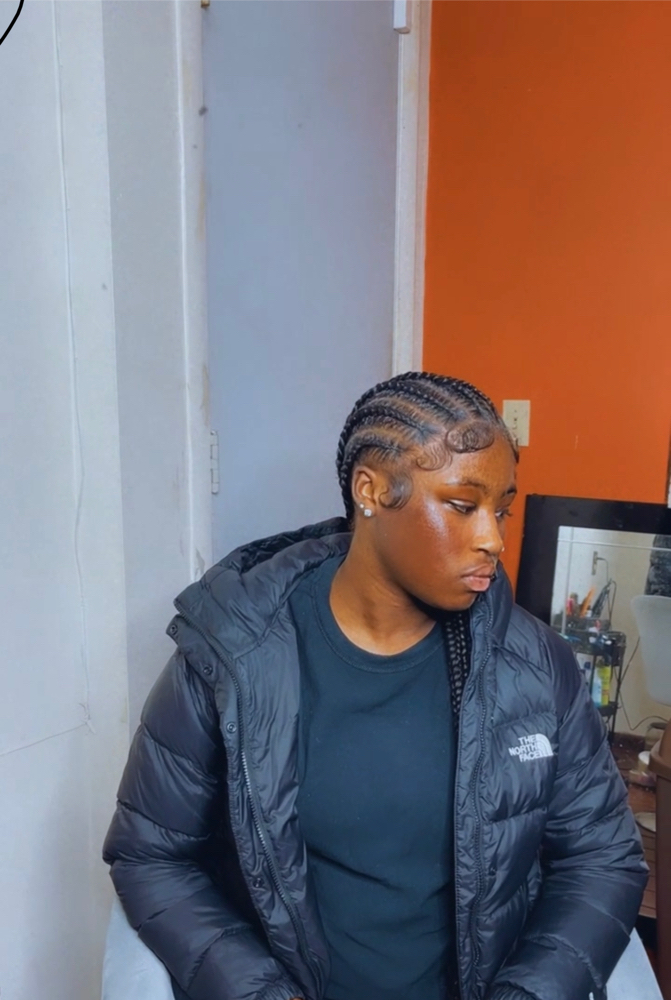 8 straight backs ( hair Included )