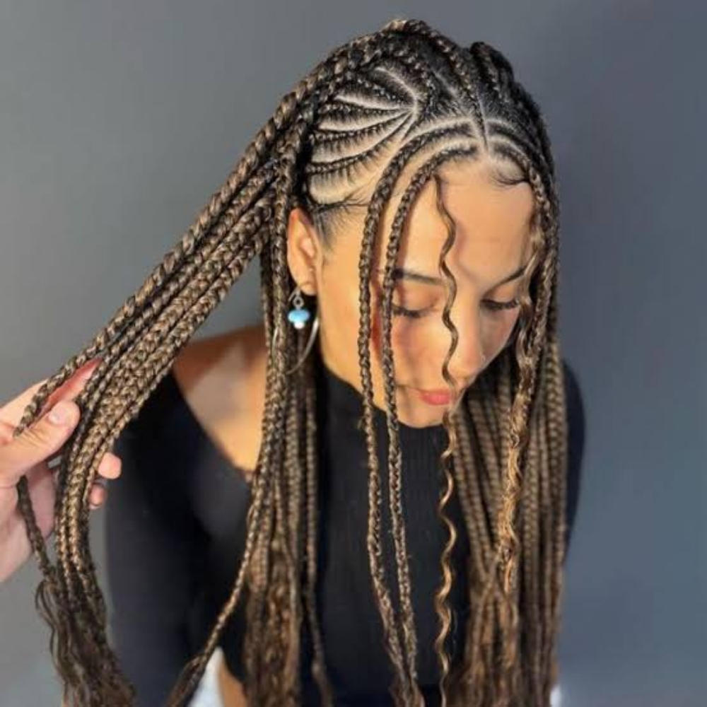 Fulani Braids at Fabluxe Hair, Weave & Wigs in Atlanta, GA