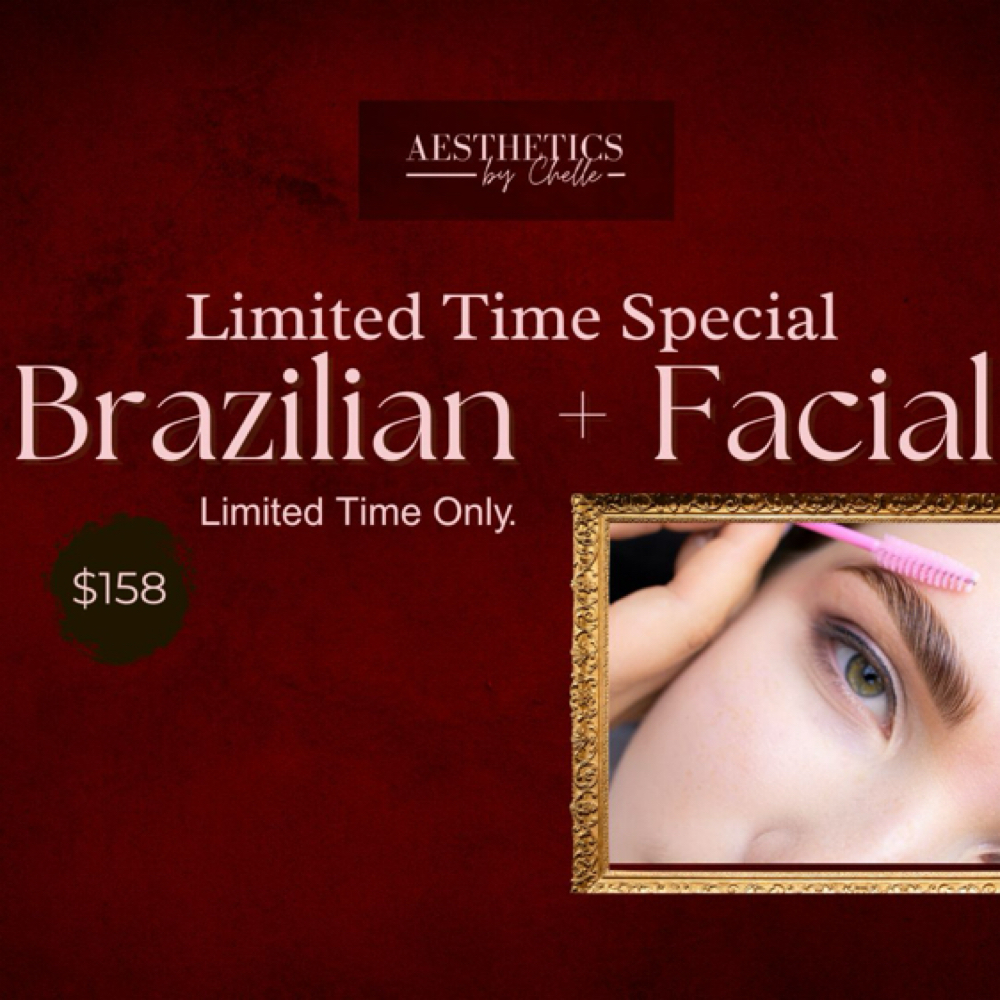 Brazilian + Facial Special at Aesthetics By Chelle in Arizona, AZ