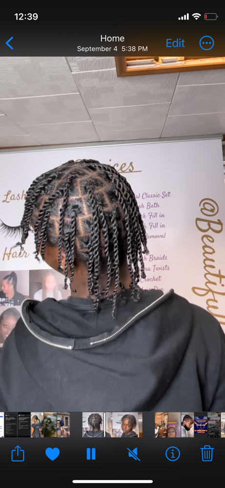 Men - 2 Strand Twist