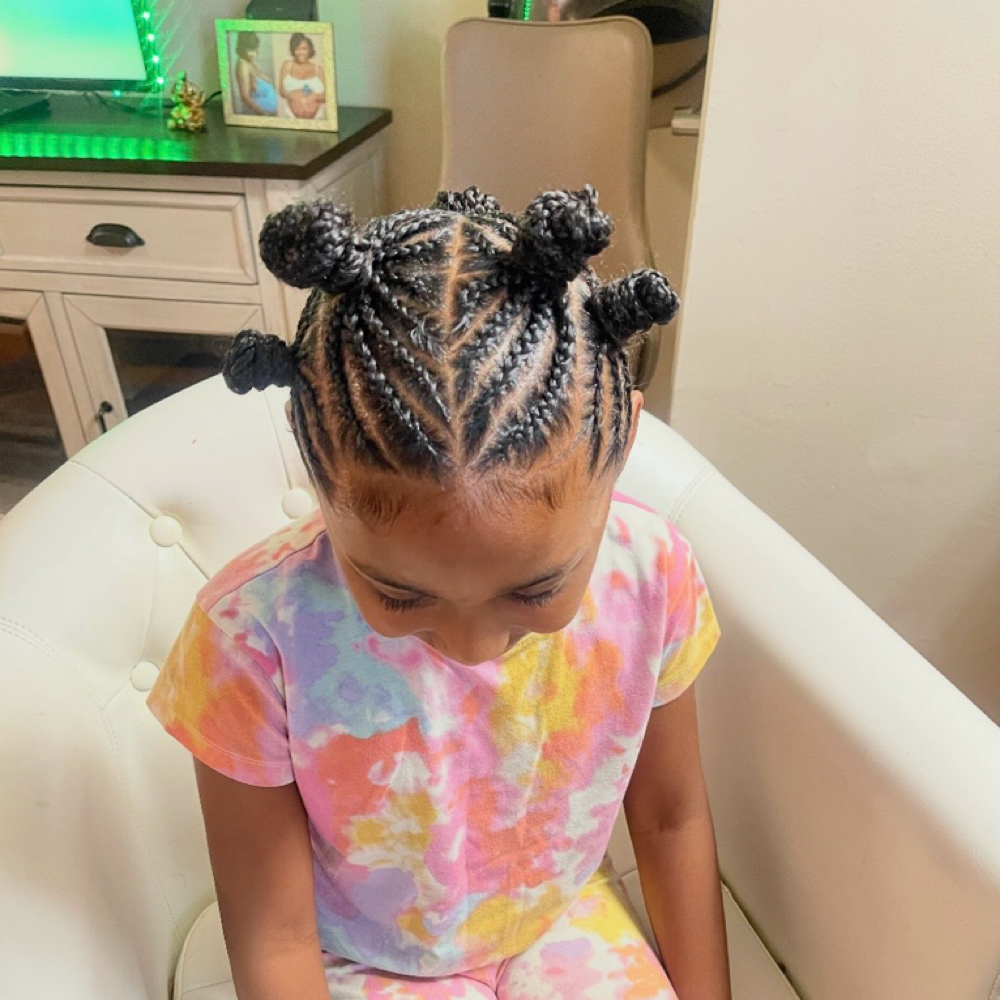 Kids Braids & Ponytails ๐๐ at Goddess Crown Hair By Cherice in Verona, PA