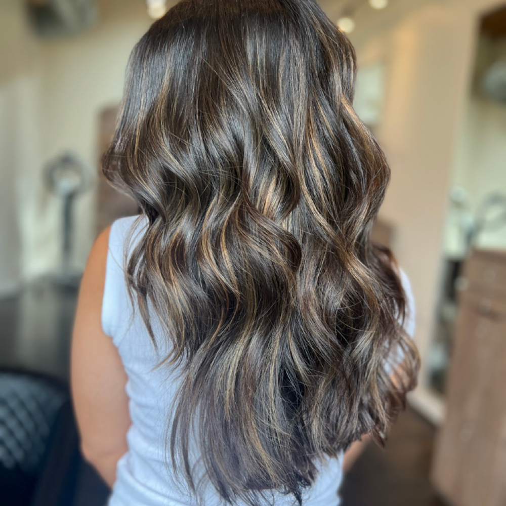 Balayage Highlights at VWIGS hair studio in Apex, NC